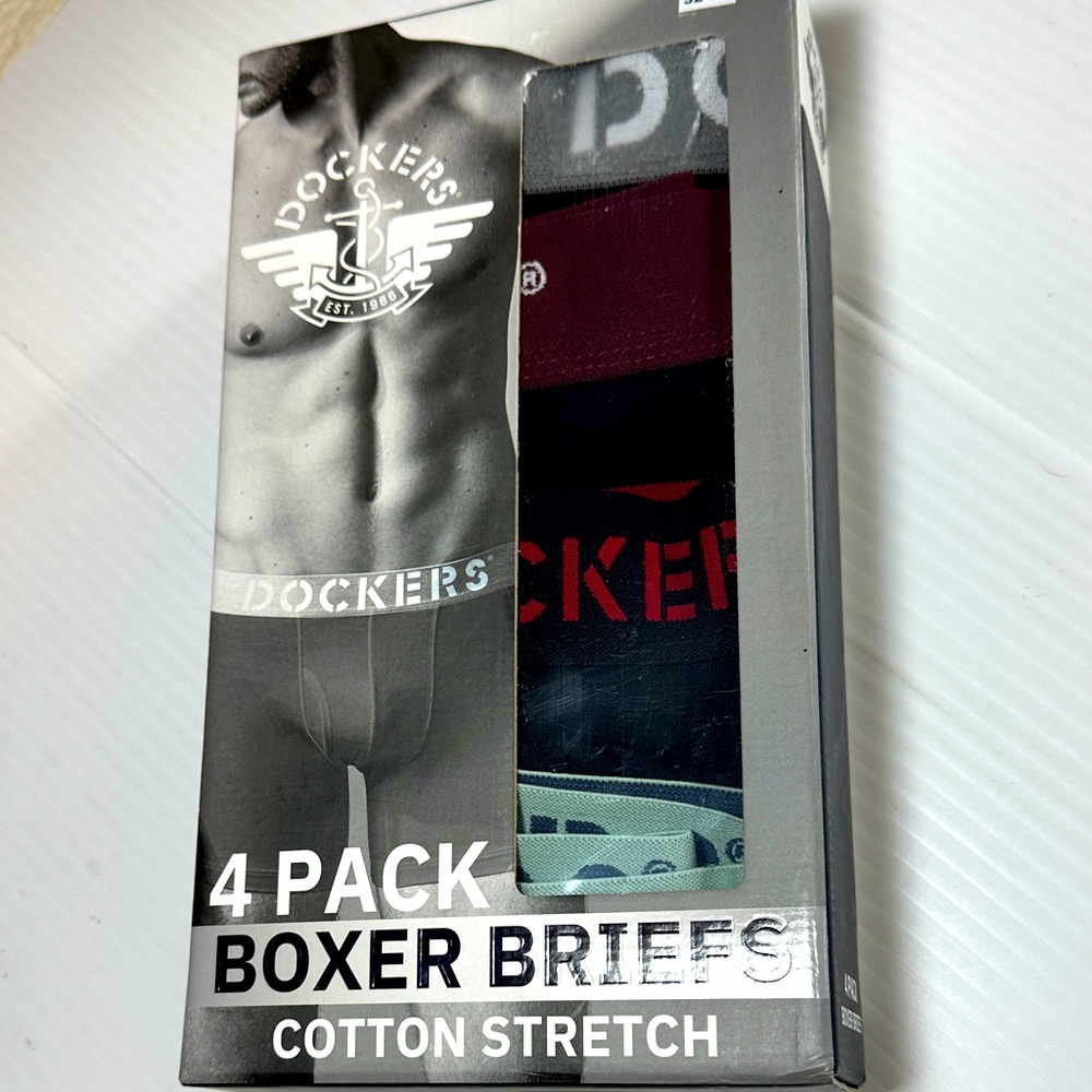 NWT Dockers 4-pk Boxer Briefs M - Picture 2 of 7